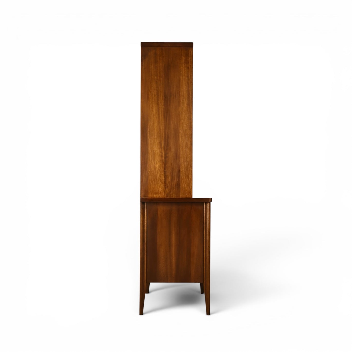 Broyhill Saga china cabinet full-width drawer open