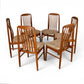 Benny Linden Danish teak dining chairs condition detail