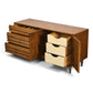 Dania lowboy dresser detail view