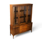 Kent Coffey Perspecta china cabinet walnut grain detail