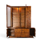 Lane Staccato hutch lighted glass display case detail