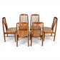 Benny Linden teak dining chair seat and frame detail