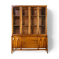 Broyhill Brasilia walnut china cabinet front view