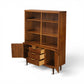 Stanley china cabinet open storage interior view