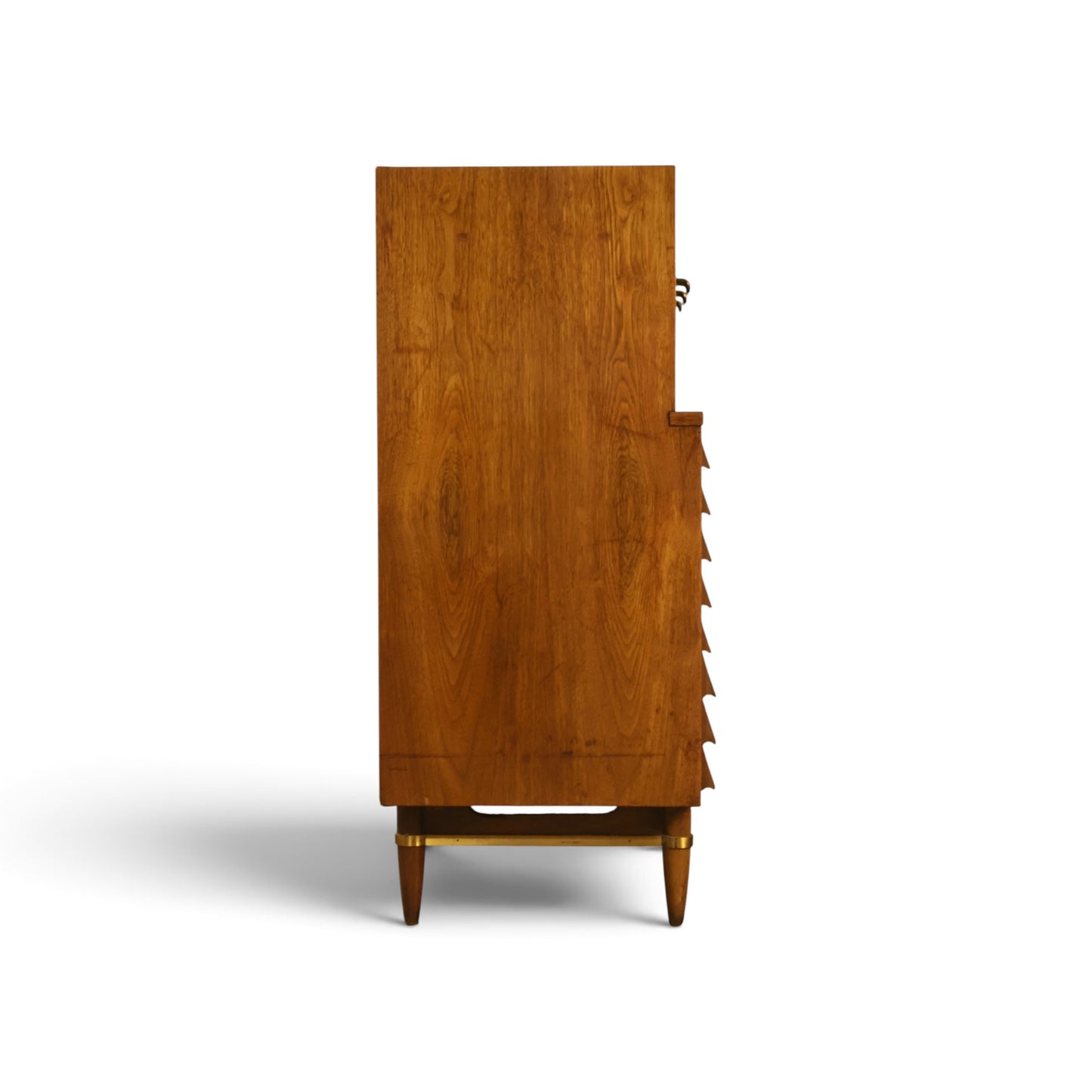Dania highboy dresser side profile view