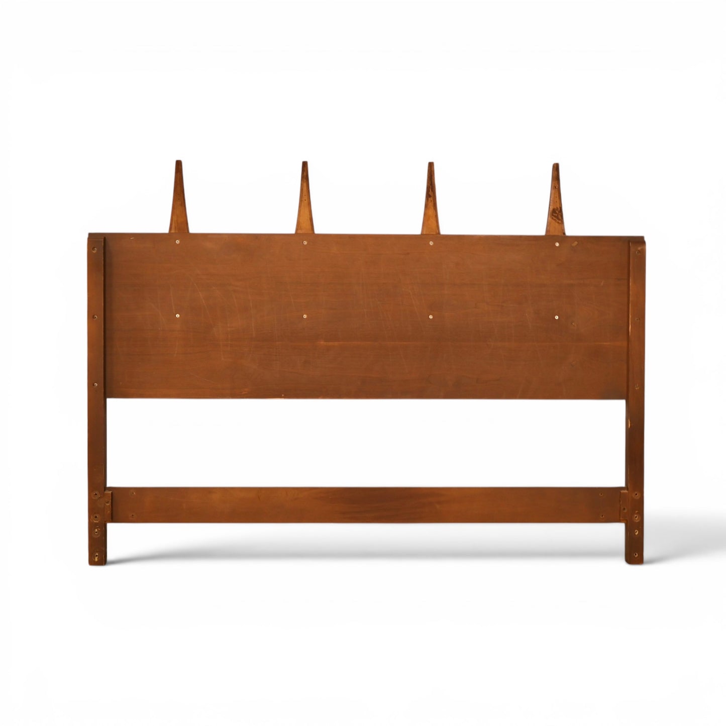Specialty Woodcraft queen headboard rear view with mounting legs