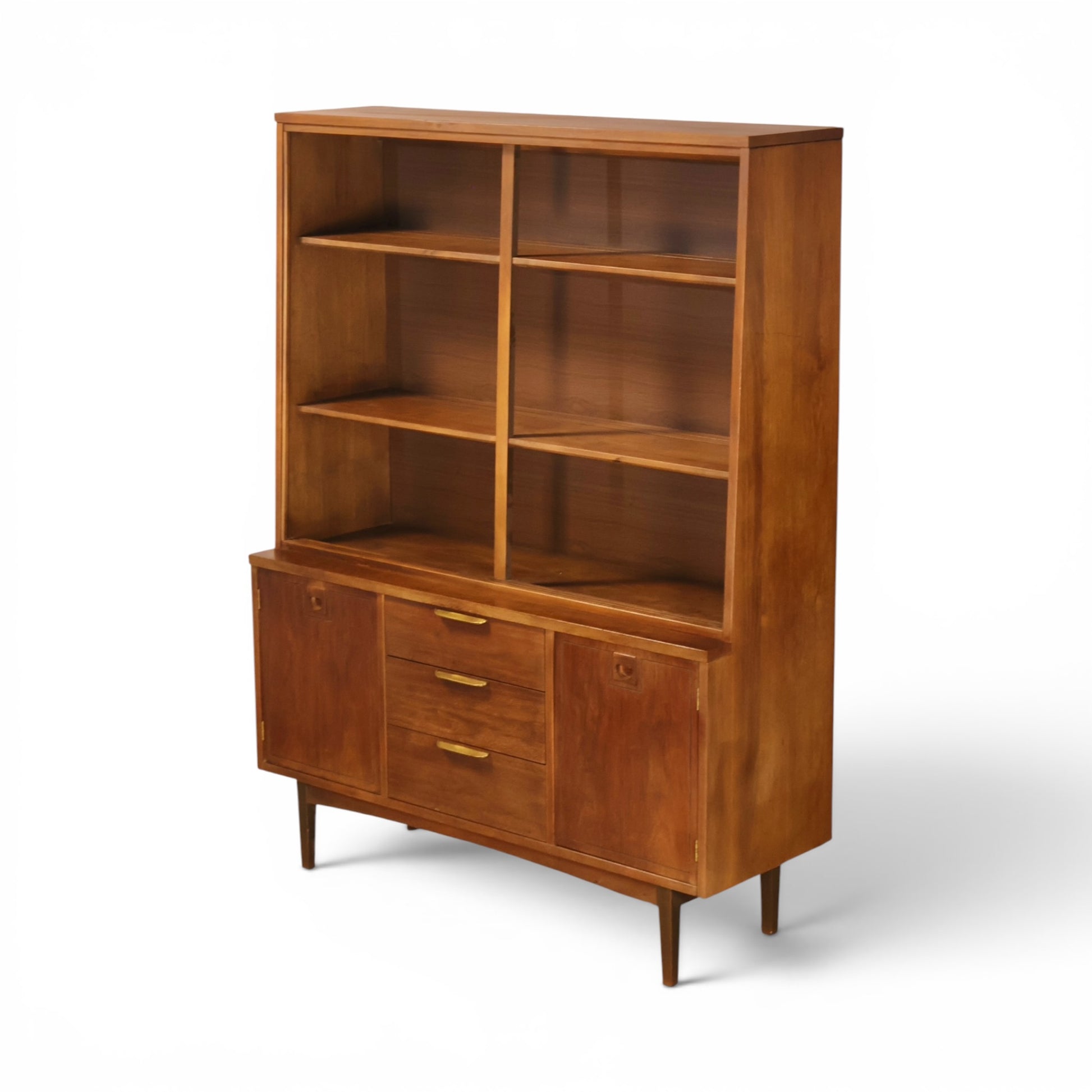 Stanley china cabinet side angle view