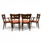 Heywood Wakefield Dog Bone dining chair seat and leg detail