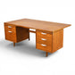 Jens Risom executive desk full overhead angle