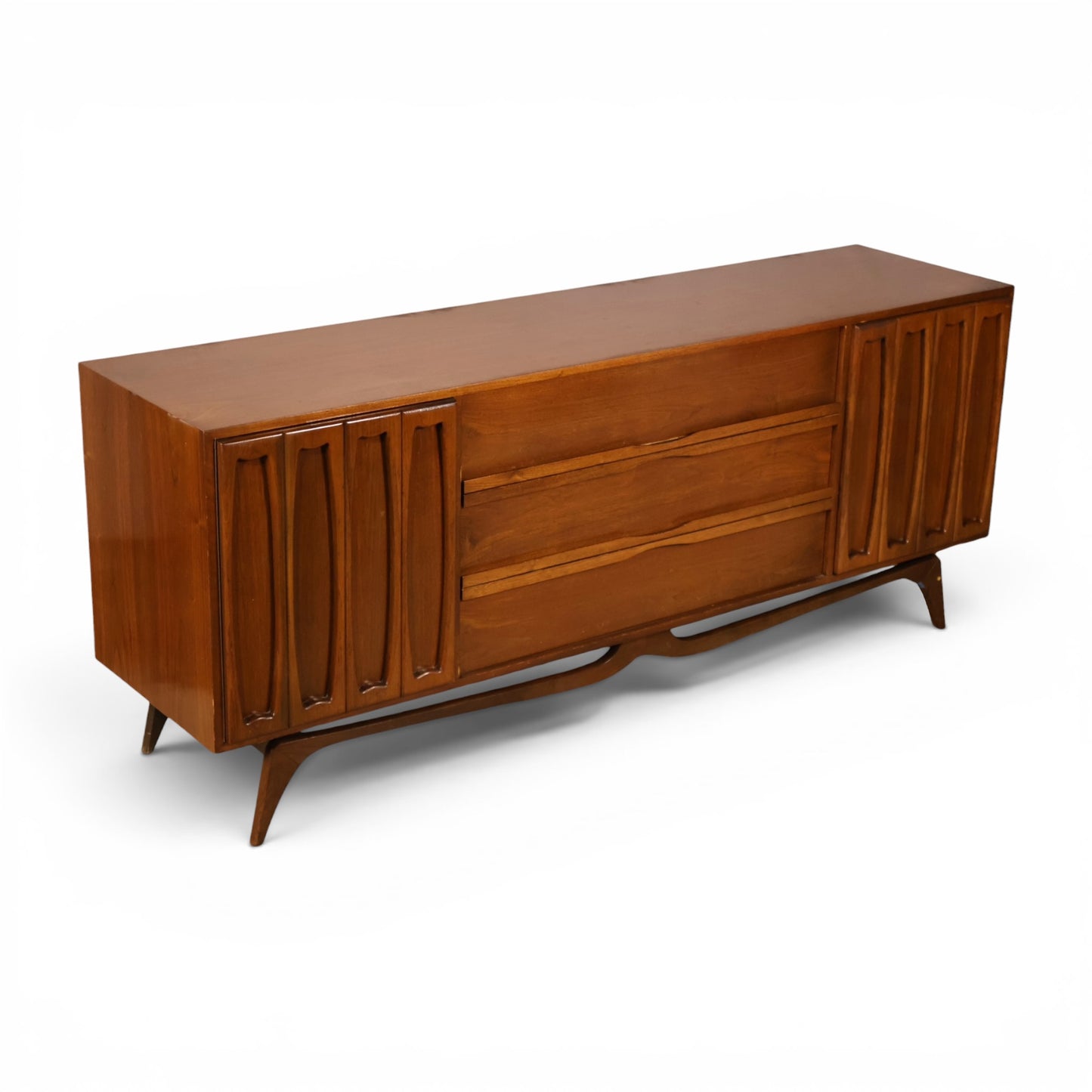 Tobago lowboy dresser open center drawers