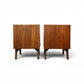 Specialty Woodcraft pair of nightstands rear angle view