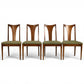 Broyhill Brasilia walnut dining chair front view