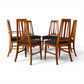 Young Manufacturing dining chairs rear view of frames
