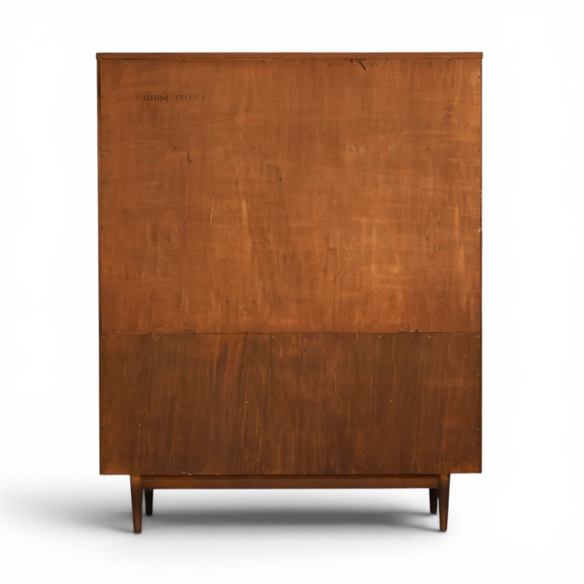 American of Martinsville Accord MCM Walnut China Cabinet c.1960s