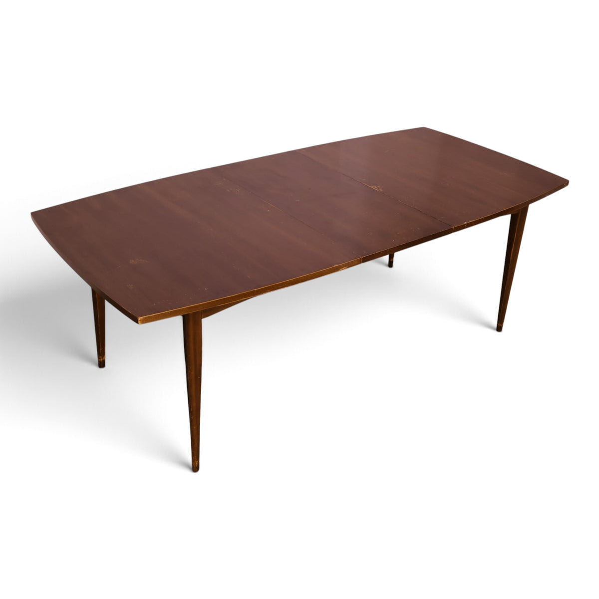 Broyhill Brasilia walnut dining table top view