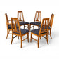 Young Manufacturing dining chairs side angle view