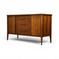 Broyhill Saga credenza angled view with drawers open