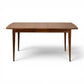 Broyhill Saga dining table front elevation view