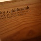 John Widdicomb lowboy dresser maker's mark and construction detail