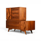 Specialty Woodcraft highboy drawers extended showing construction