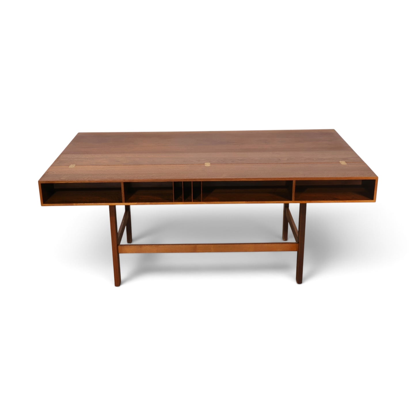 Peter Lovig teak desk edge and joinery detail