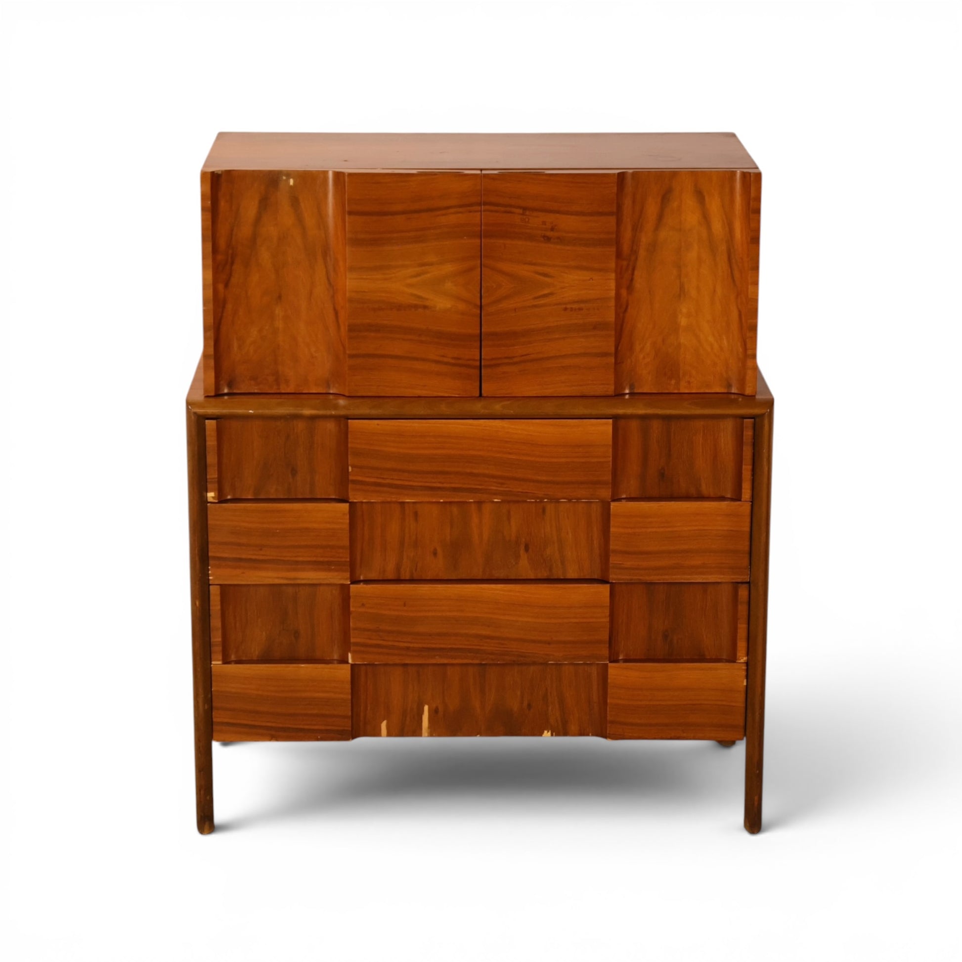 Edmond Spence highboy dresser front view