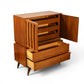 Tobago highboy dresser open lower drawers