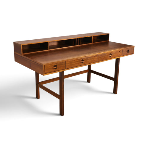 Peter Lovig teak desk organizer compartments detail