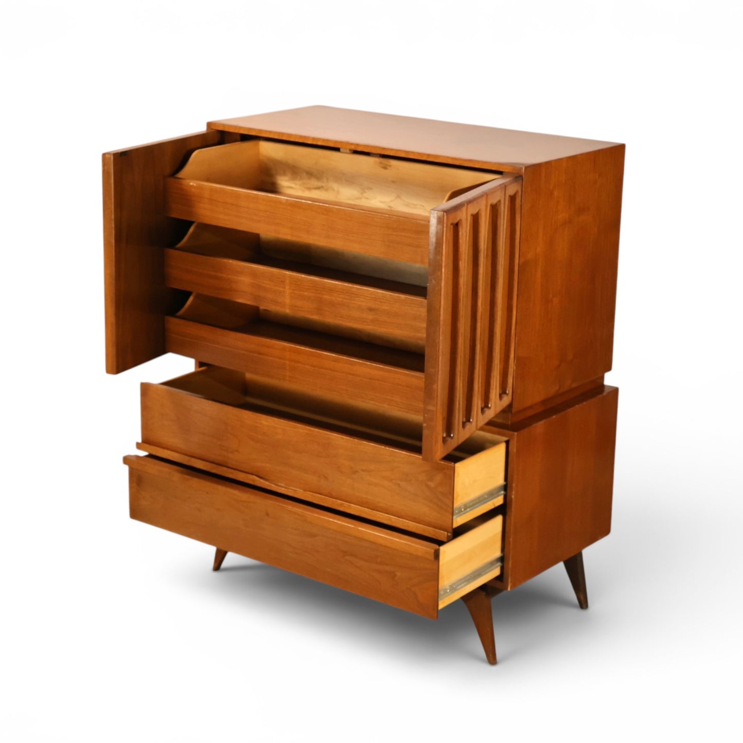 Tobago highboy dresser maker stamp Made in Canada