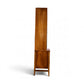 Broyhill Brasilia walnut china cabinet side profile