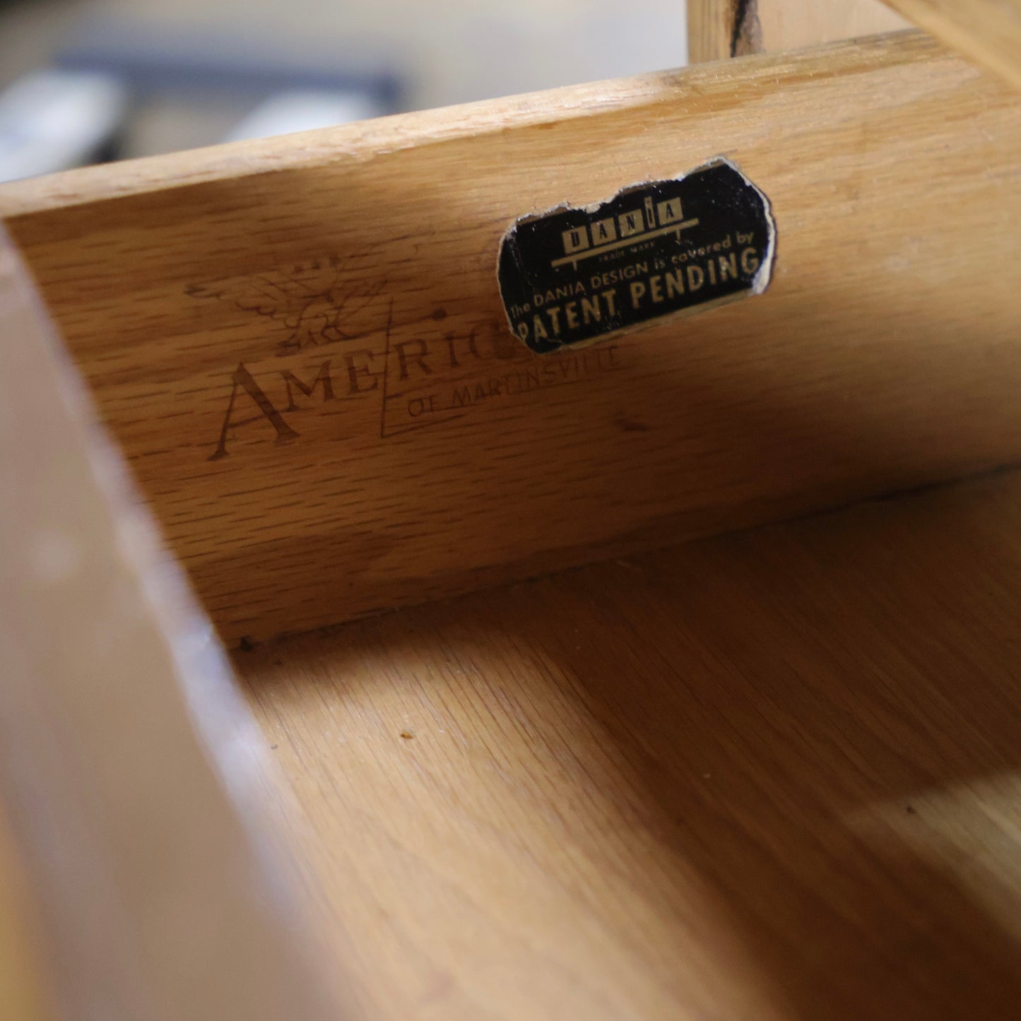 American of Martinsville manufacturer's mark