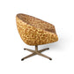 Overman Sweden pod swivel chair back angle view
