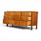 John Widdicomb lowboy dresser corner and edge detail