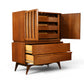Tobago highboy dresser open upper cabinet