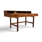 Peter Lovig teak desk open drawer view
