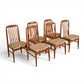 Benny Linden teak dining chair side profile