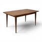 Broyhill Saga dining table tapered leg detail