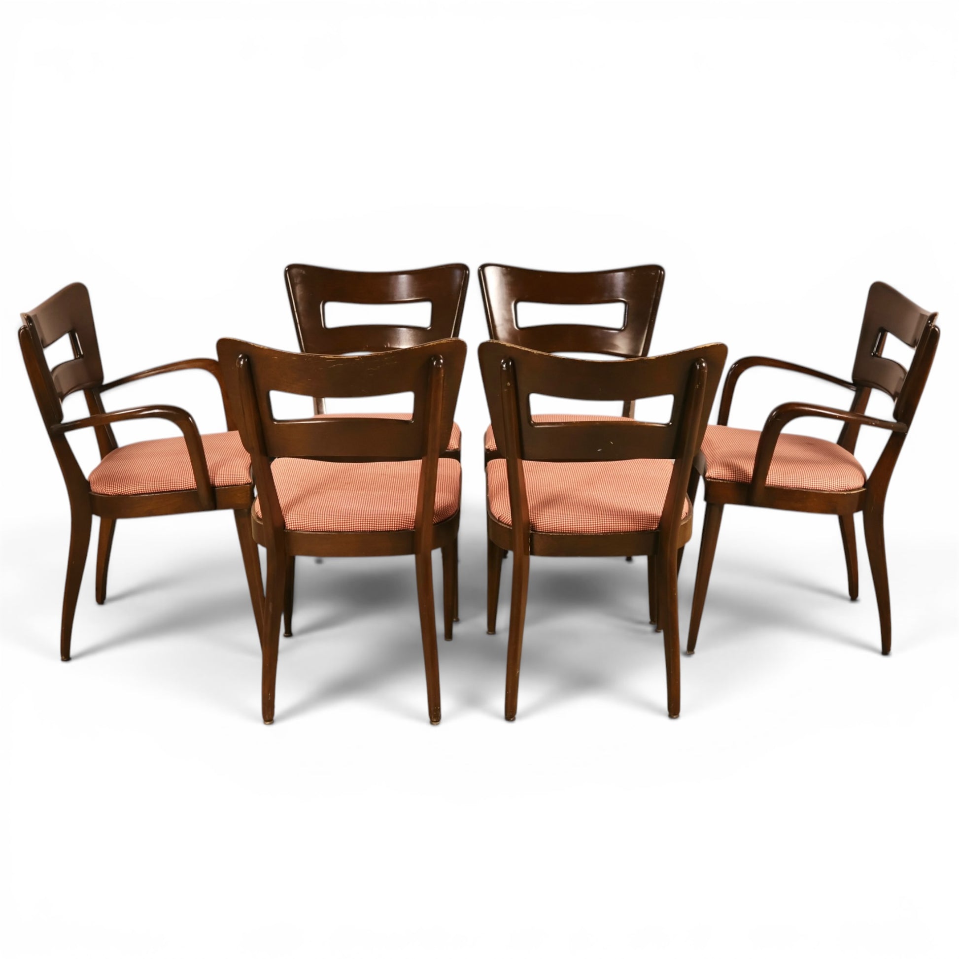 Heywood Wakefield Dog Bone dining chair side profile
