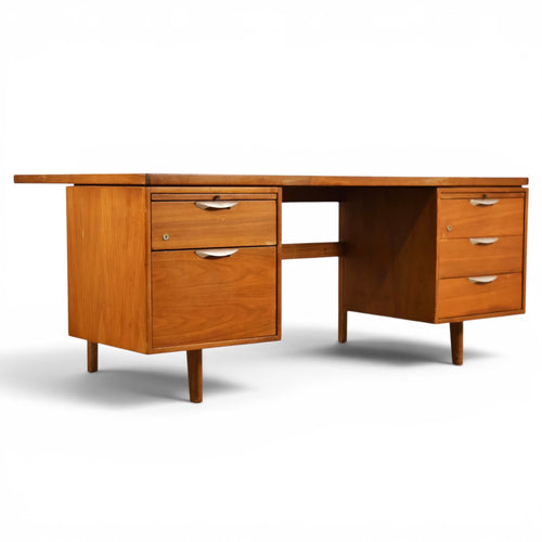 Jens Risom executive desk drawer interior