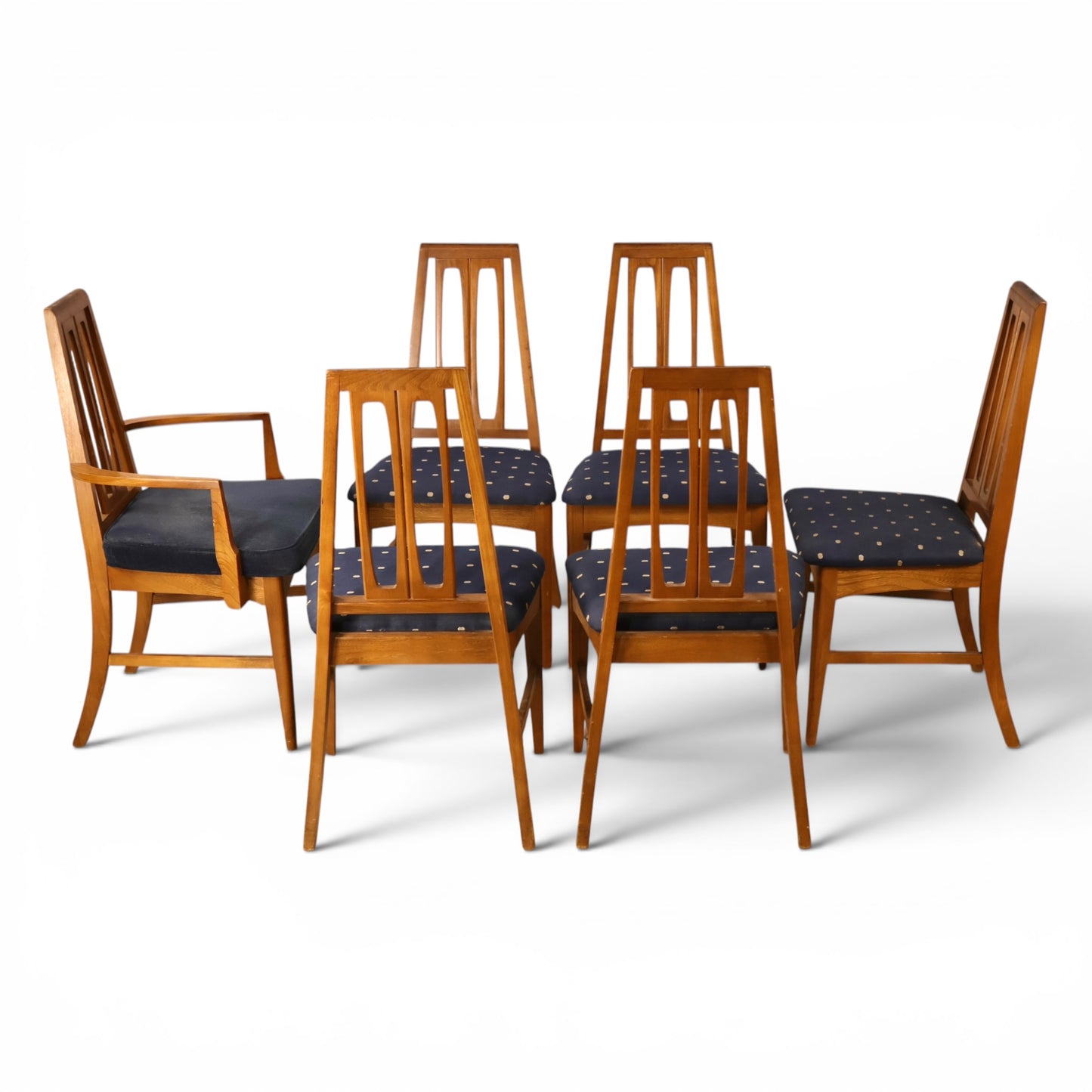 Young Manufacturing dining chairs grouped view with captain's chair