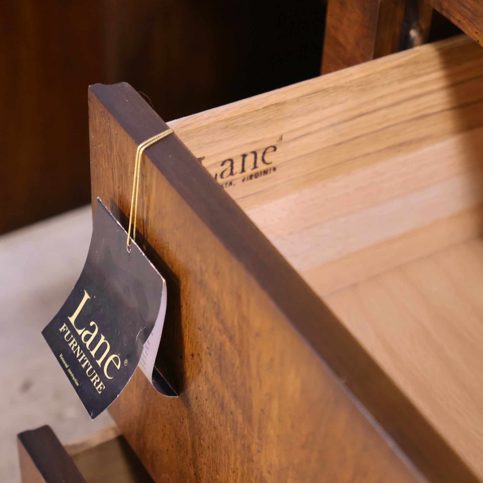 Lane Staccato manufacturer's mark and tag