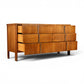 John Widdicomb lowboy dresser top surface detail