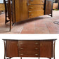 Before and After of a Mid Century Modern Dresser Restoration - Vintage Lowboy Piet Hein Dresser