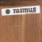 Rasmus Rosewood Display Cabinet Made in Denmark Label Tag