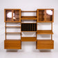 Poul Cadovius Cado modular wall system front view with doors and drawers closed
