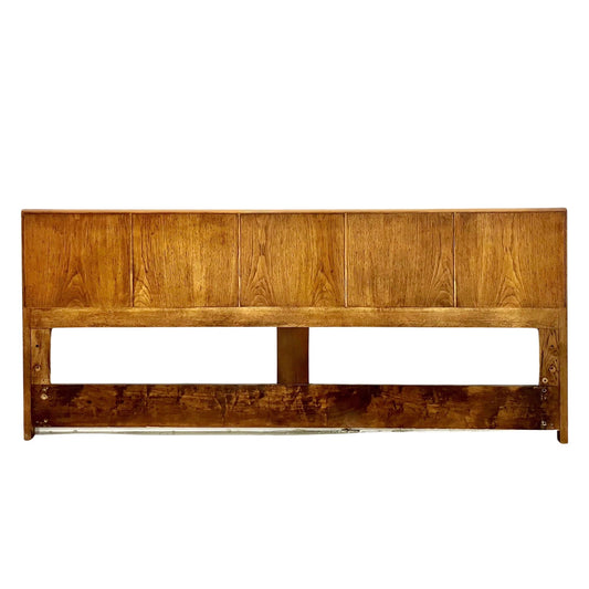 Jack Cartwright for Founders Furniture Mid Century Modern King Size Headboard c. 1960s