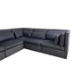 Milo Baughman for Thayer Coggin Charcoal Modular 5 Piece Sectional Sofa