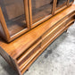 Young Manufacturing Curved Mid Century Modern China Hutch Circa 1960s