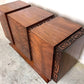 United Furniture “Tiki” Mid Century Modern Brutalist Sideboard Credenza c. 1960s