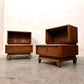 Kent Coffey “The Penthouse” Pair of Mid Century Modern Nightstands c. 1960s